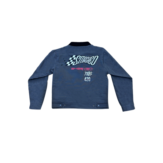 247BYSMASHED Racing Graphic Zip-Up Jacket