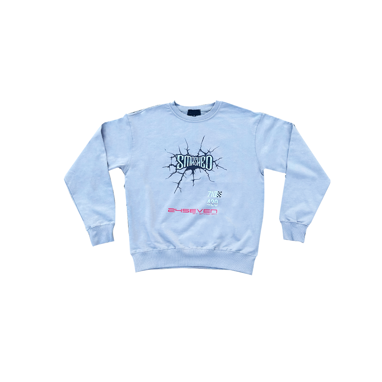 247BYSMASHED Racing Graphic Crew Neck