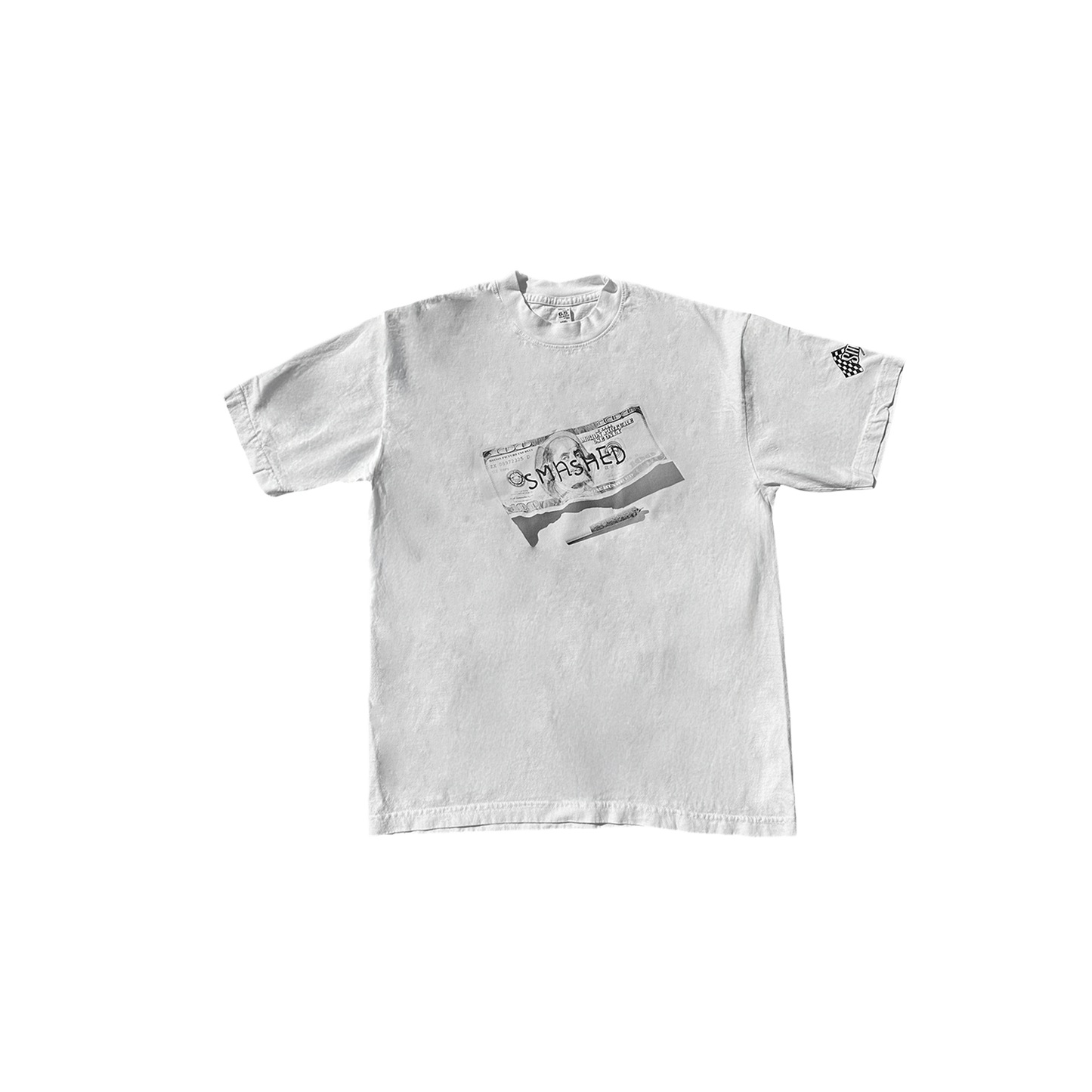 247BYSMASHED WHITE MONEY T-$HIRT